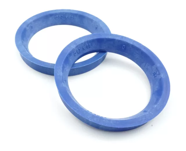 RONAL 1x Zentrierring 82,0-65 / 82 auf 65 Blau kompatibel mit VW T5 T6 Opel