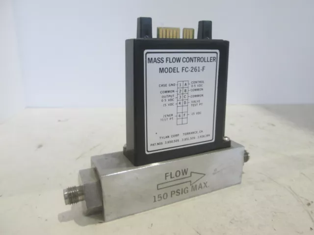 Tylan, FC-261-F, Mass Flow Controller, 10 SLPM, N2, Used