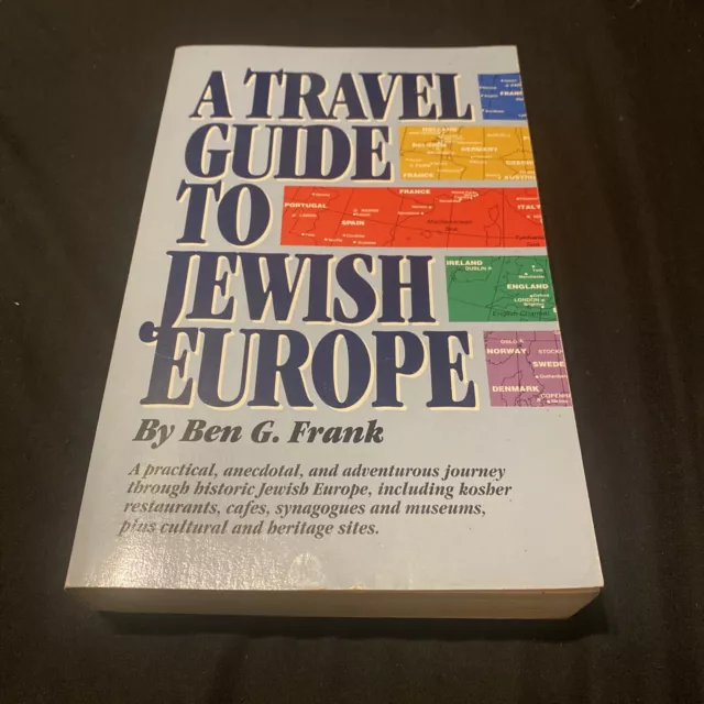 Travel Guide to Jewish Europe Paperback Ben G. Frank