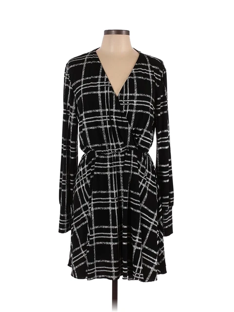 Walter Baker Women Black Casual Dress L