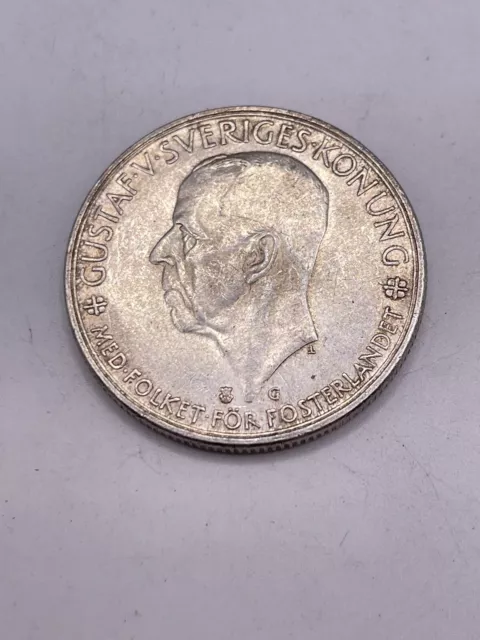 5 Kronen Silber Schweden 1935 - Reichstag (Art.Nr.#E150)