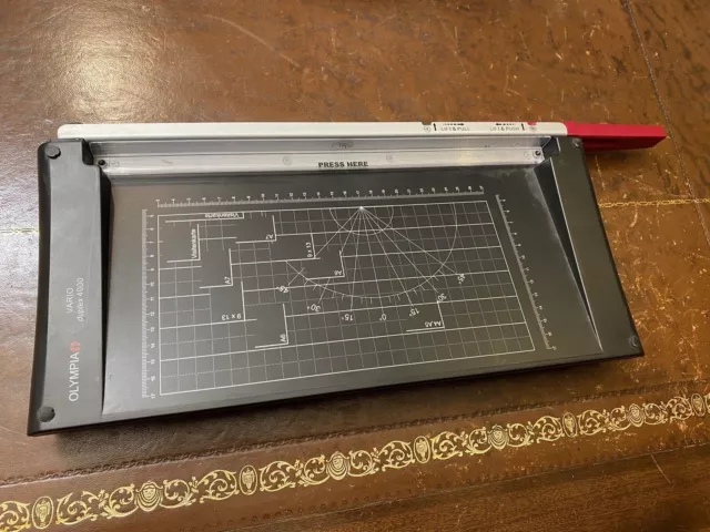 OLYMPIA Rollen-und Hebelschneider Fotoschneider Vario Duplex 4000  Schneidegerät