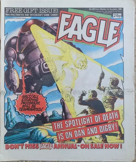 10 x Eagle Comics Bundle #241 - #250 01 Nov 1986 - 03 Jan 1987 VGC 2