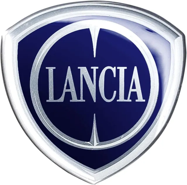 Auto adesivo stemma fregio logo Lancia resina 3D ufficiale 48x47mm
