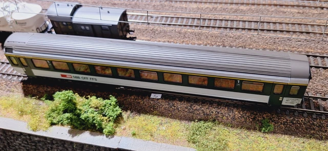 Wagon Voyageur Roco 44471 – SBB CFF FFS 1ère Classe, échelle HO, Occasion