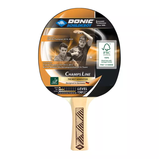 Donic Schildkrot Champs Line 150 Table Tennis Bat