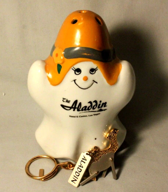 Aladdin Hotel & Casino Las Vegas Rare Lollipop Sucker Holder Camel Key Ring
