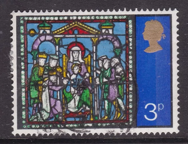 GB 1971 Christmas Adoration of the Magi 3p Fine Used SG 895 VGC