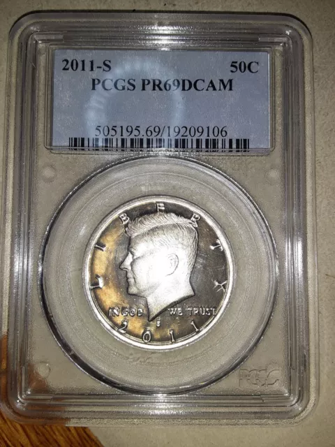 RL 4112/ 2011-S 50c Kennedy PCGS PR 69 DCAM Half Dollar Coin