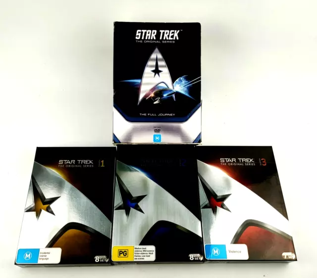 Star Trek The Original Series The Full Journey Seasons 1 - 3 DVD Boxset Reg 4