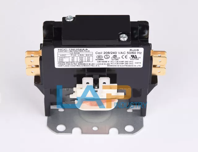 1PCS new For Hartland Controls Single Phase AC Contactor HCC-1NU04AA 220V 40A