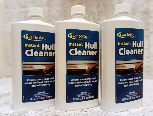 Star Brite Instant Hull Cleaner (3 bottles 32oz each) New! Fast Free shipping!