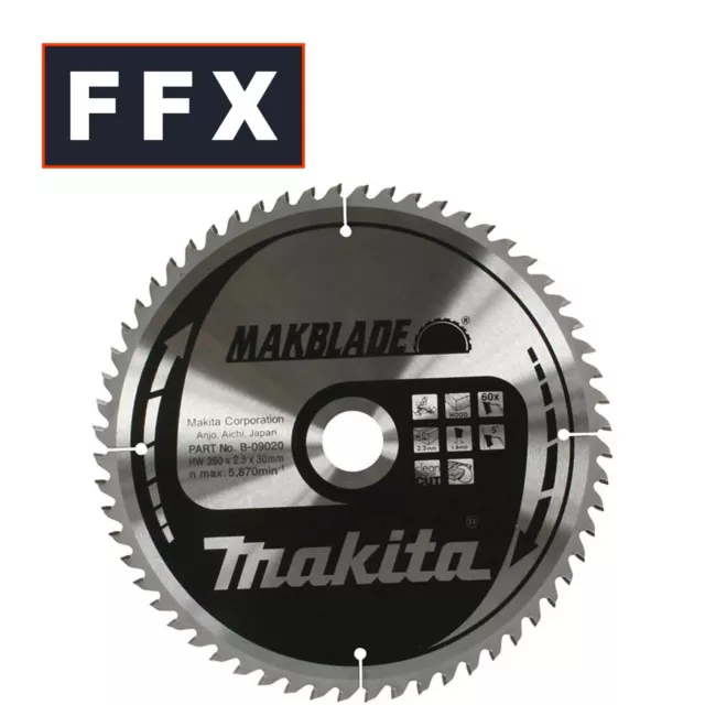 Makita B-32889 305mm x 30mm x 100T Makblade Mitre Saw Blade