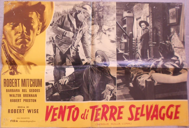 CIEL ROUGE Blood on the Moon ROBERT MITCHUM Robert Wise WESTERN Bel Geddes 1948