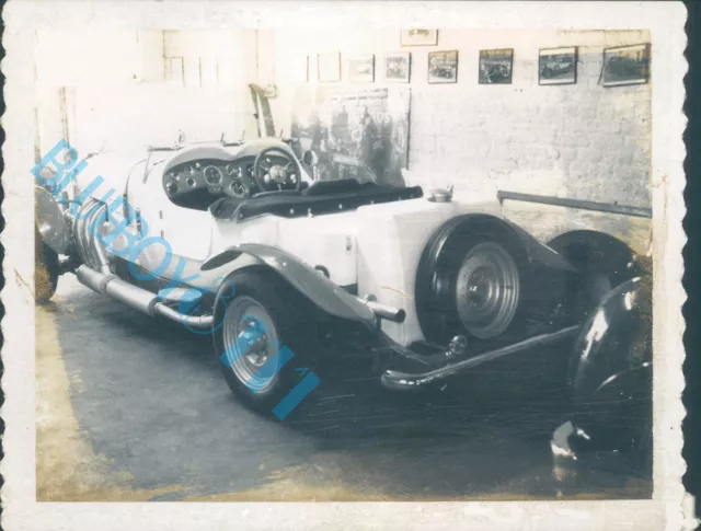1920's Mercedes Sports car 1960's Dealers Stock Photo Polaroid  4 x 3 Inch v2