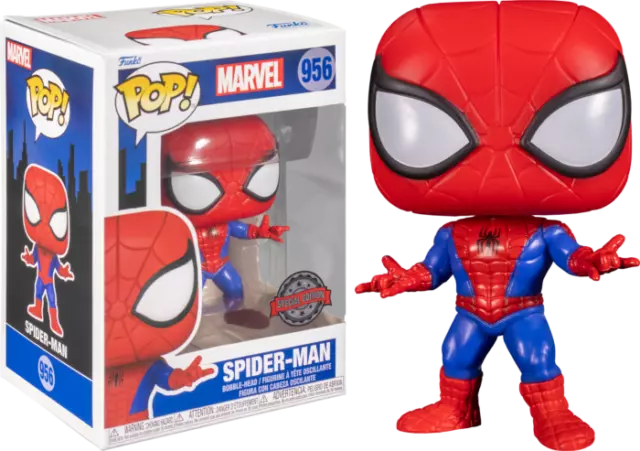 Funko Pop! Comic Cover Web Of Spider-Man #8 – Figurine Vinyle Spider-Man – 28 Cm – Cadeau Collector