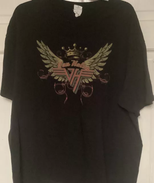 Van Halen 2007-08 Crown/Wings T-Shirt - Men XL, Music Rock Band