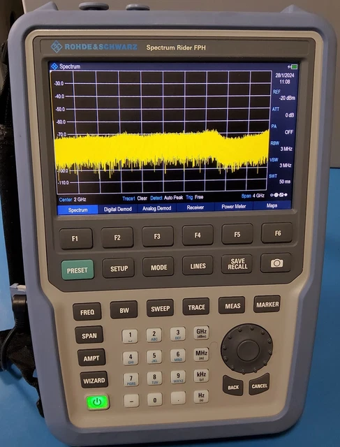 ROHDE & SCHWARZ FPH 5kHz-4GHz Spectrum Rider with GPS and many options ...