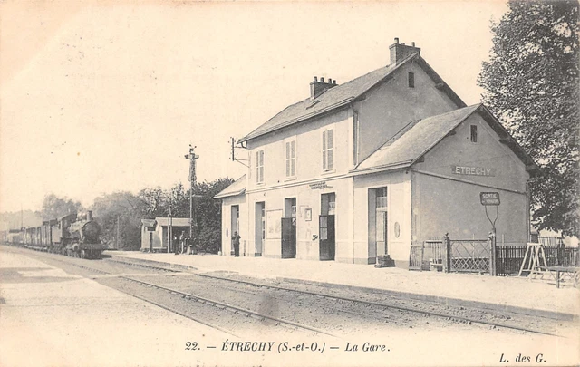 91-Etrechy-La Gare-N 6012-A/0033
