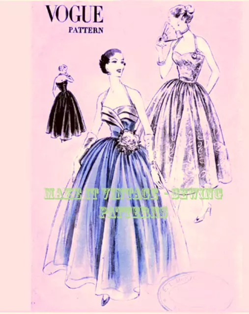 Decades of Style Evening Gown - #3301 Size B - Stonemountain & Daughter  Fabrics
