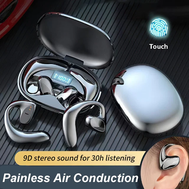 Bone Conduction Headphones Bluetooth 5.2 Wireless Earbuds Outdoor Sport Headset