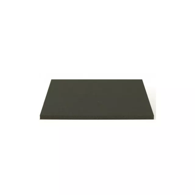 10 Bogen Leichtschaumplatten schwarz / schwarz  - 10mm - 50x70cm