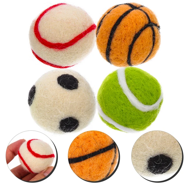 Barn Yarn Catnip Toys Felt Cat Catnip Toys Kitten Chew Toy Pompom