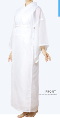 Japanese Women's Traditional Kimono inner under wear Juban Ro Summer White JAPAN