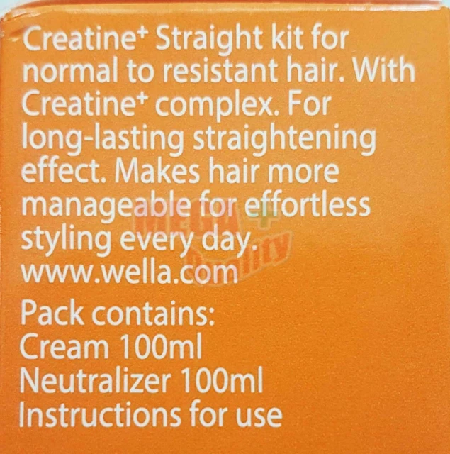 WELLA WELLASTRATE PERMANENT Straight System Hair Straightening Cream Intense EUR 18 44 PicClick FR