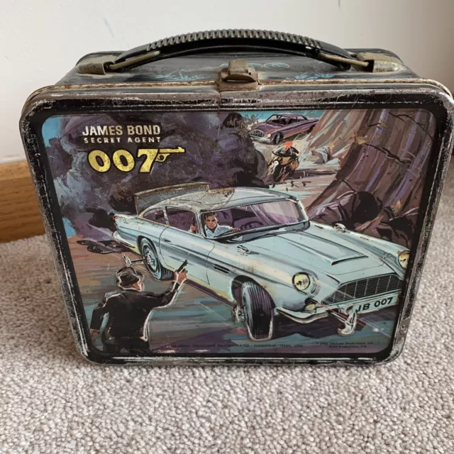 Vintage James Bond Secret Agent 007 Lunchbox -Rough-