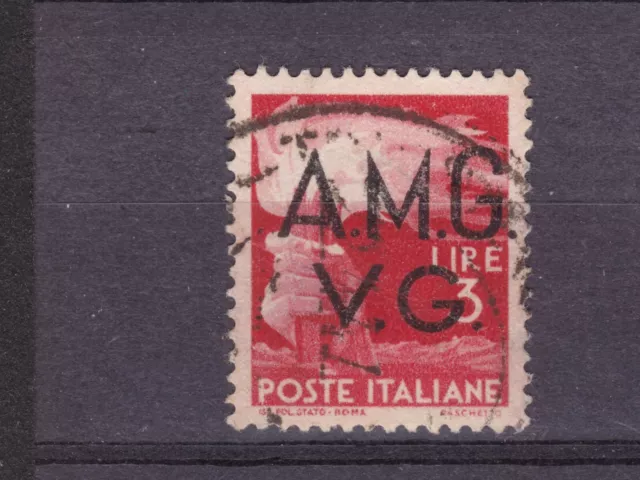 Timbre Italie 1945-47 Trieste Occupation N°12-Obl.tb-Voir Scan-Z293