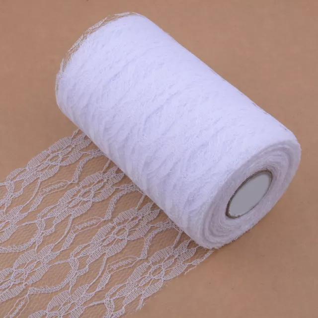 Lace Roll 15cm x 22metres Wedding Table Runner Chair Sash Vintage Decor White