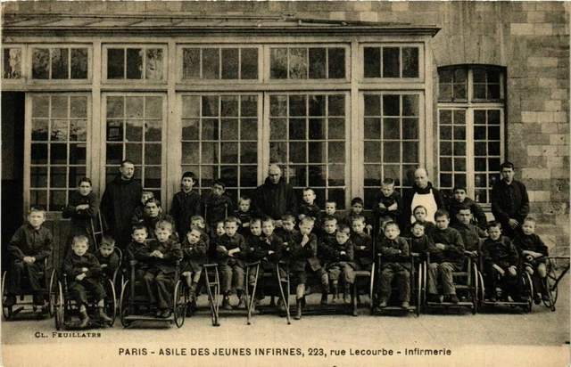 CPA PARIS 15e 223, Rue Lecourbe. Asile des Jeunes Infirnes Infirmerie (574921)