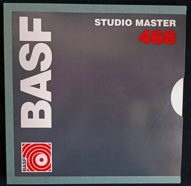 BASF Studio Master SM468 Tonband auf Metallkern 26,5 cm¼ Zoll, 762 m, neu (NOS)