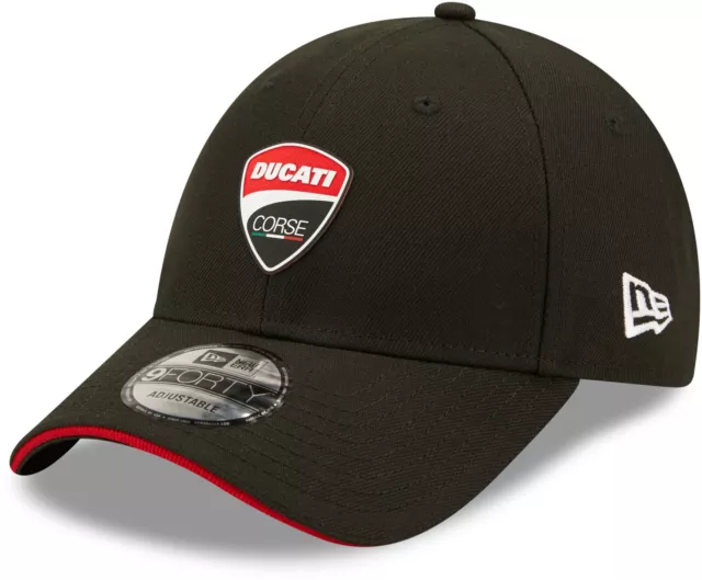 Ducati Corse New Era 9Forty Repreve Schwarze Kappe