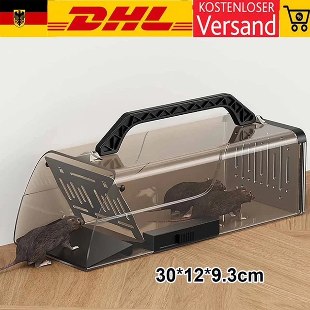 Ratten-Lebendfalle Aus Holz Und Verzinktem Metall | Hergestellt In Deutschland - Foto 13