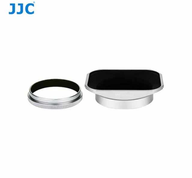 JJC LH-JX100FII SILVER Lens Hood Adapter Ring for Fujifilm X100V X100T X100F