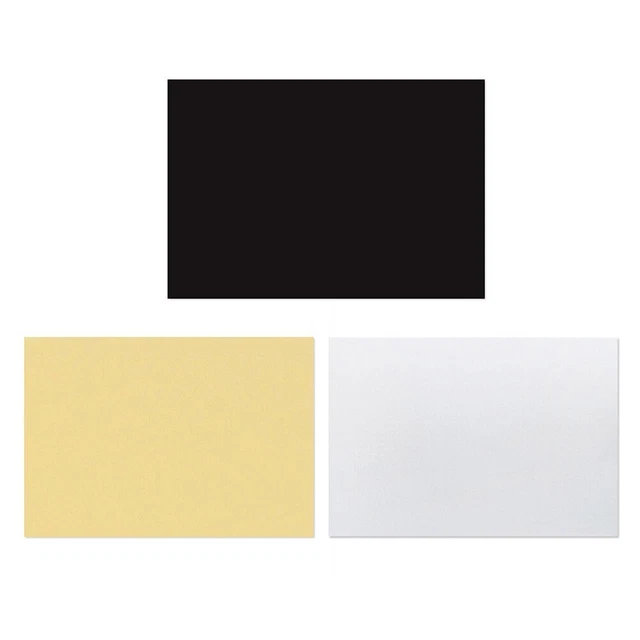 Plaque Pickguard Vierge 3 Plis Pour Guitare - Auto-adhésive - Noir Et Autres Couleurs - 44x29 Cm
