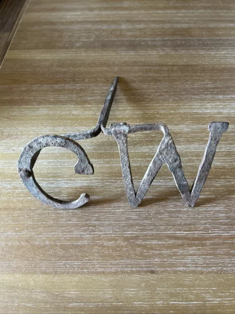 Rare Vintage Hand Forged Branding Iron