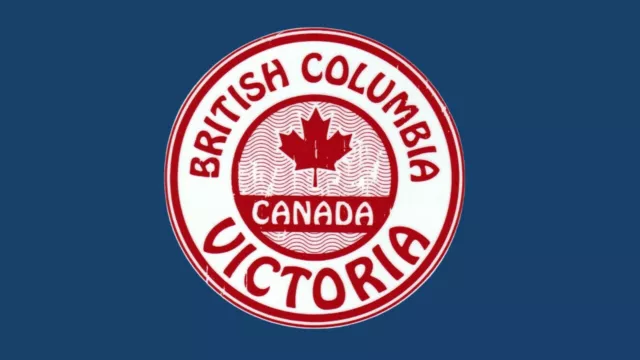 Victoria, Vancouver Island, Kanada – Aufkleber – Sticker 10 cm rund
