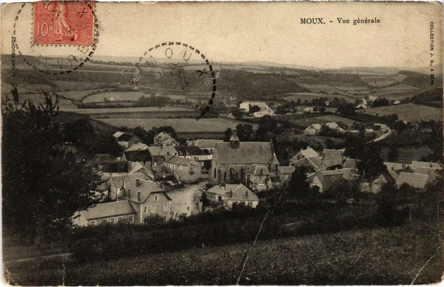 CPA MOUX Vue générale Nievre (100229)