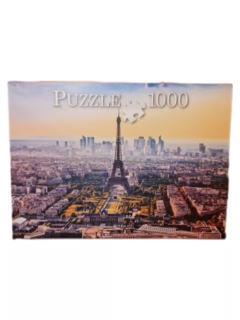 Puzzle 1000 Piezas como Nuevo " París Con Torre Eiffel" 70x50 Innovakids Top