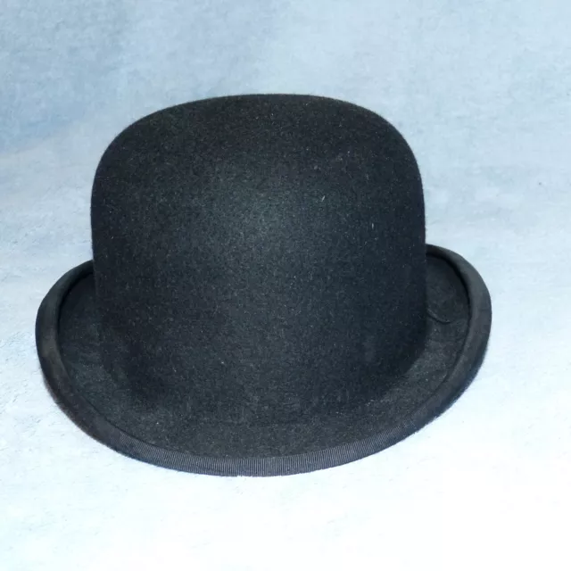 Scott & Co Melone Hut Bowler Hat 54 - 6´5/8 London England - schwarz TOP Zustand 2