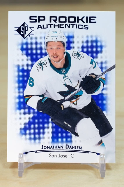 2021-22 Upper Deck SP Rookie Authentics Blue #112 Jonathan Dahlen - San Jose