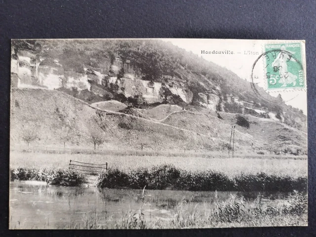 cpa Vue Rare 27 - HONDOUVILLE (Eure) L'ITON et les ROCHES