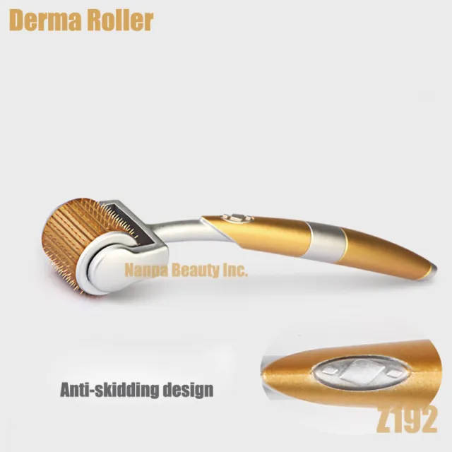 192 pins Titanium Derma Roller For Face Body Anti Acne Scars Wrinkle US STOCK