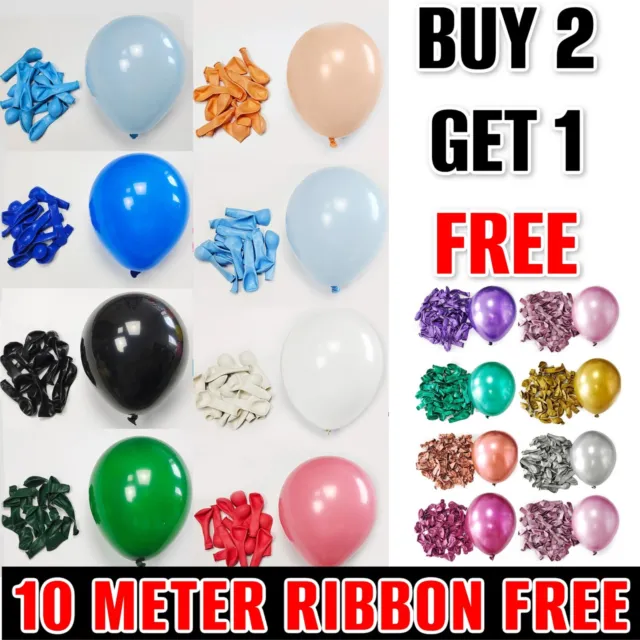 BALLOONS 5'' 10'' Latex Helium WEDDING Balon Birthday 100Pcs Quality Party Decor
