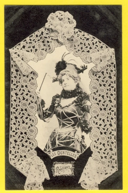 CPA BERGERET à NANCY back 1900 France Les DENTELLES the Renaissance LACE
