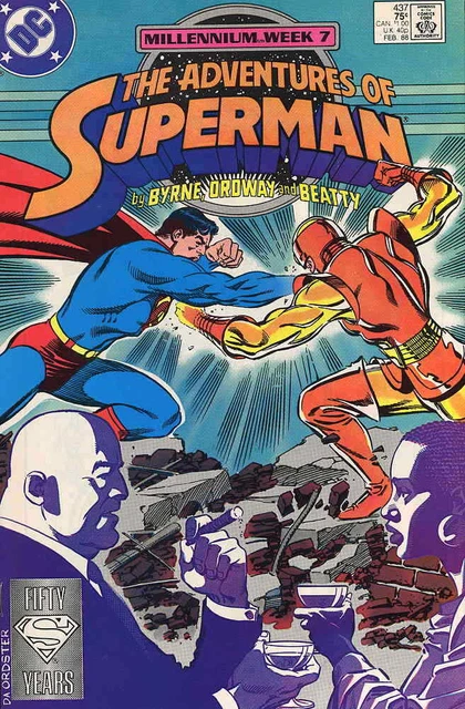 Adventures of Superman #437 VF; DC | we combine shipping