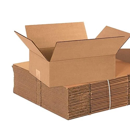 Shipping Boxes Flat 12"L x 9"W x 4"H, 25-Pack